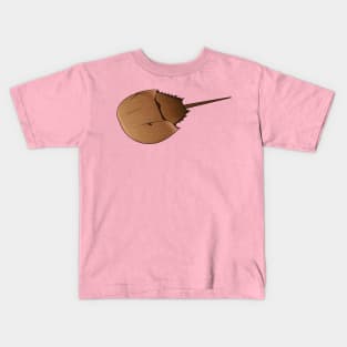 Horseshoe crab cartoon illustration Kids T-Shirt